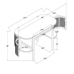Portola Hills Caned Desk - Threshold™ Designed With Studio McGee -Furniture Sales Store GUEST 98280517 31f6 46d2 851d ecf017e234ef