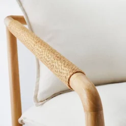 Ventura Upholstered Accent Chair With Wood Frame Natural - Threshold™ Designed With Studio McGee -Furniture Sales Store GUEST 98662dff f5db 4a4f 8dae a4b4967b85d1