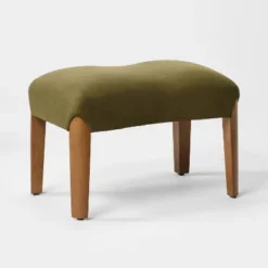 Wood Leg Ottoman Green - Threshold™ Designed With Studio McGee -Furniture Sales Store GUEST 98c83999 b41a 4ba9 8536 57f343c2b680