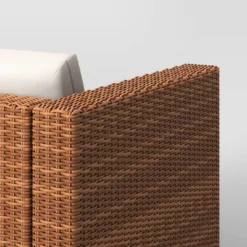 Brookfield Steel Wicker Loveseat - Light Brown - Threshold™ -Furniture Sales Store GUEST 98eccf06 7d43 4dab b2ee 17a0f019ccde