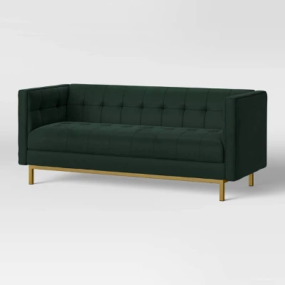 Cologne Tufted Track Arm Sofa Emerald Green - Threshold™ 2 Cologne Tufted Track Arm Sofa Emerald Green - Threshold™ - Image 2