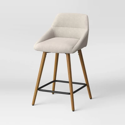 Timo Swivel Counter Height Barstool With Wood - Threshold™ 7 Timo Swivel Counter Height Barstool With Wood - Threshold™ - Image 7