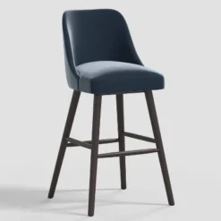 Geller Modern Counter Height Barstool In Shiny Velvet - Threshold™ -Furniture Sales Store GUEST 9ac6eee9 5900 4278 bafd 6d7a1f2e5e71