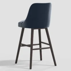 Geller Modern Counter Height Barstool In Shiny Velvet - Threshold™ -Furniture Sales Store GUEST 9b21c4e5 f8ef 4eab 8057 2aa3dd932f0f