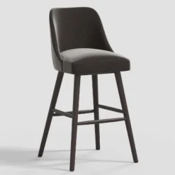 Geller Modern Counter Height Barstool In Shiny Velvet - Threshold™ -Furniture Sales Store GUEST 9ceee4f4 3532 47ea 9a6e de37379001d8