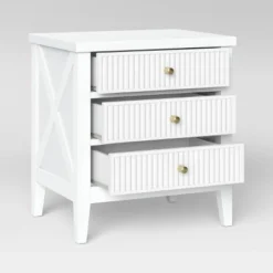 Wrentham Beadboard Farmhouse 3 Drawer Nightstand White - Threshold™ -Furniture Sales Store GUEST 9ed7fc48 a90d 4ecd 8fe5 c020545e0a69