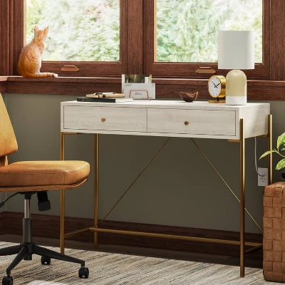 Elowen Desk With Drawer - Threshold™ 2 Elowen Desk With Drawer - Threshold™ - Image 2