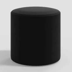 Round Thalia Ottoman In Velvet - Skyline Furniture -Furniture Sales Store GUEST a21e79c3 a53d 4fa4 9786 ee661912914f