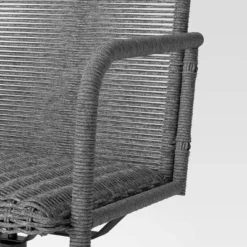 2pc Granby Padded Wicker Outdoor Patio Dining Chairs Swivel Chairs Gray - Threshold™ -Furniture Sales Store GUEST a2329e13 28a4 4d79 b964 0664d43c43fa