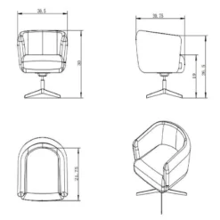Morpho Swivel Armchair - Threshold™ 16 Morpho Swivel Armchair - Threshold™ -Furniture Sales Store GUEST a3b3d07e 0d72 4668 abc8 9eef5cda41b8