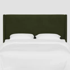 Encino Wingback Headboard In Dry Velvet - Threshold™ Designed With Studio McGee