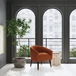 Printers Chair In Textured Linen - Threshold™ -Furniture Sales Store GUEST a54af641 c6e2 41ac 8306 f3e065161ac4