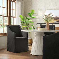 Replacement Slipcover Only For Sloped Arm Dining Chair - Threshold™ -Furniture Sales Store GUEST ab070a95 d8d7 475e 8781 2761d5bb61ea