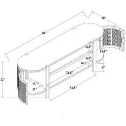 Portola Hills Caned Door TV Stand For TVs Up To 60" - Threshold™ Designed With Studio McGee -Furniture Sales Store GUEST aba2ea09 33b5 40d8 8eb5 a81996af25bb
