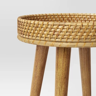 Round Natural Woven Accent Table - Threshold™ 3 Round Natural Woven Accent Table - Threshold™ - Image 3
