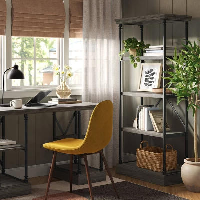 65" Conway Cast Iron Bookshelf Gray - Threshold™ 1 65" Conway Cast Iron Bookshelf Gray - Threshold™