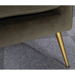 Carmine Luxe Arm Accent Chair With Brass Legs - Threshold™ -Furniture Sales Store GUEST b4c44e24 5104 465f 96b0 1603eb30f4b3