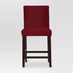 25" Velvet Parsons Counter Height Barstool Wood - Threshold™ -Furniture Sales Store GUEST b539eeaa 1ae4 48fe 875e 083e930b8dc6
