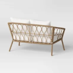 Steel And Wicker Britanna Rust Resistant Outdoor Patio Loveseat Arm Chair Light Brown - Threshold™ 9 Steel And Wicker Britanna Rust Resistant Outdoor Patio Loveseat Arm Chair Light Brown - Threshold™ -Furniture Sales Store GUEST b6b9a584 f315 4b32 87d9 437e0381a7fc