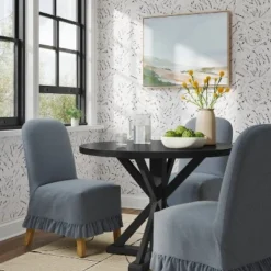 Replacement Ruffled Slipcover Only For Rounded Back Dining Chair - Threshold™ 29 Replacement Ruffled Slipcover Only For Rounded Back Dining Chair - Threshold™ -Furniture Sales Store GUEST b7ad5ca2 6b43 49bf 85de b894fa664aa3