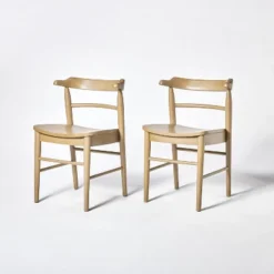 2pk Kaysville Curved Back Wood Dining Chair - Threshold™ Designed With Studio McGee -Furniture Sales Store GUEST b8859535 25d6 44f9 9ed4 882e7bed9037