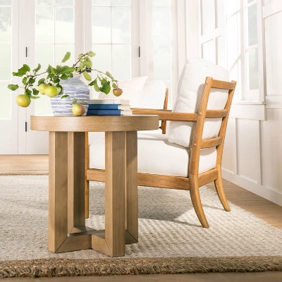 Rose Park Round Wood End Table - Threshold™ Designed With Studio McGee 1 Rose Park Round Wood End Table - Threshold™ Designed With Studio McGee