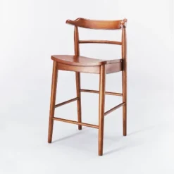 Kaysville Curved Back Wood Counter Height Barstool - Threshold™ Designed With Studio McGee -Furniture Sales Store GUEST baa82fbe ac12 4c2a 9ae3 99bba3e5e2ba