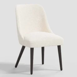 Geller Modern Dining Chair Sheepskin Natural - Threshold™: Armless, Ash Frame, Upholstered, 250lb Capacity -Furniture Sales Store GUEST bbb4b7b3 0597 4f31 9e23 194d0bee3eba