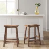 Halifax Farmhouse Wood Counter Height Barstool - Threshold™
