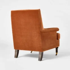 Mercer Rolled Upholstered Armchair With Casters - Threshold™ Designed With Studio McGee 12 Mercer Rolled Upholstered Armchair With Casters - Threshold™ Designed With Studio McGee -Furniture Sales Store GUEST be2dde32 1662 43fb 8f4d 74b05694fc43