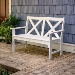 Shawboro POLYWOOD Outdoor Patio Bench - Threshold™ -Furniture Sales Store GUEST befb0ecf 2b08 4913 9fdb bcf77a273978