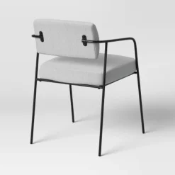 Smyth Metal Frame Upholstered Dining Chair Gray - Threshold™ -Furniture Sales Store GUEST bf2849fa 2ab8 4c04 aa97 01615c29a3a6