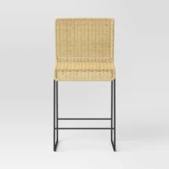 Chapin Modern Woven Counter Height Barstool With Metal Legs - Threshold™ -Furniture Sales Store GUEST bfd3c25c 786f 4e9b a978 2c21b4906052