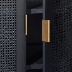 66" East Bluff Woven Cabinet Black - Threshold™ Designed With Studio McGee -Furniture Sales Store GUEST c257520a eec7 407a b715 3ee6acc782cd