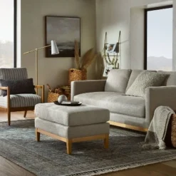 Woodland Hills Wood Base Sofa Light Gray - Threshold™ Designed With Studio McGee -Furniture Sales Store GUEST c38cec81 1a6c 4015 ab10 83c689dddf83
