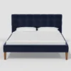 Dessy Pull Tufted Platform Bed In Luxe Velvet - Threshold™