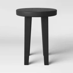 Woodland Carved Wood Accent Table - Black - Threshold -Furniture Sales Store GUEST c81a09d3 1741 4f8f 8822 8ba23599b9d6
