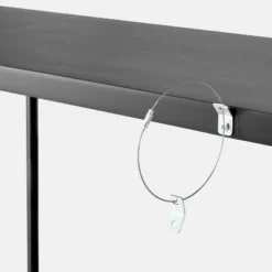 Metal And Rush Weave Top Console Table Black - Threshold™ Designed With Studio McGee: Mahogany Frame, Square Entryway Table -Furniture Sales Store GUEST c8e6a554 484f 41f0 96f9 94f30e84c876