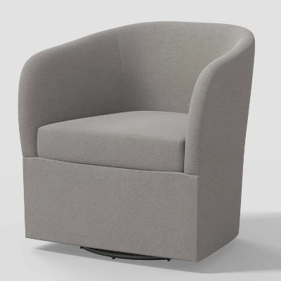 Rhea Swivel Chair In Linen - Threshold™ 7 Rhea Swivel Chair In Linen - Threshold™ - Image 7