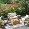 Esker Recycled Resin Outdoor Patio Loveseat Brown - Threshold™