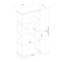 65" Conway Cast Iron Bookshelf Gray - Threshold™ 9 65" Conway Cast Iron Bookshelf Gray - Threshold™ -Furniture Sales Store GUEST cff59df7 5d9c 42a0 8f0f 8fed32364e22