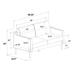Lyndhurst Loveseat - Threshold™ -Furniture Sales Store GUEST d040af52 edae 4aec 8521 b20275627029