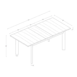 Bombelli Modern Extendable Dining Table Black - Threshold™ 11 Bombelli Modern Extendable Dining Table Black - Threshold™ -Furniture Sales Store GUEST d055b2d2 601c 4c8f ab77 0d8884e1a723