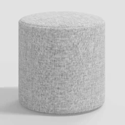 Round Thalia Ottoman In Textured Linen - Threshold™ -Furniture Sales Store GUEST d1df1cb5 c647 407b 946d ff2e0b744e05
