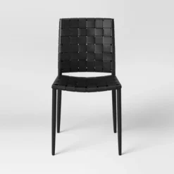 Wellfleet Woven Leather Metal Base Dining Chair - Threshold™ -Furniture Sales Store GUEST d277a128 5ebe 419f 8c46 04f8da2a89bf