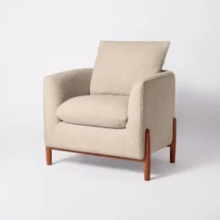 Elroy Faux Shearling Accent Chair With Wood Legs - Threshold™ Designed With Studio McGee 22 Elroy Faux Shearling Accent Chair With Wood Legs - Threshold™ Designed With Studio McGee -Furniture Sales Store GUEST d2aaa7f2 8c06 44f1 abf1 b3fabc558dc9