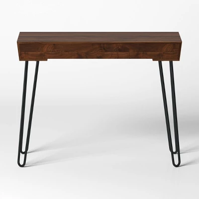 Hairpin Writing Desk With Storage - Threshold™ 3 Hairpin Writing Desk With Storage - Threshold™ - Image 3