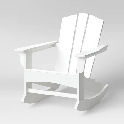 Shawboro POLYWOOD Patio Adirondack Rocking Chair - Threshold™ 6 Shawboro POLYWOOD Patio Adirondack Rocking Chair - Threshold™ - Image 6