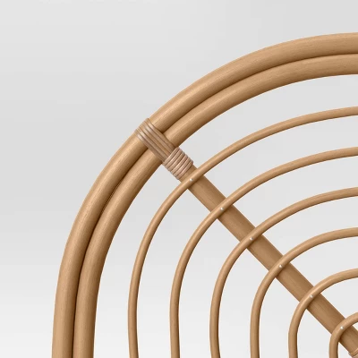 Full/Queen Corrie Rattan Headboard Light Brown - Threshold™: Boho Style, Wicker Detail, No Assembly Required 3 Full/Queen Corrie Rattan Headboard Light Brown - Threshold™: Boho Style, Wicker Detail, No Assembly Required - Image 3