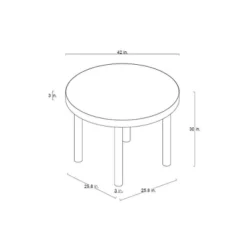 Northvale Round Wood Dining Table - Threshold™ Designed With Studio McGee -Furniture Sales Store GUEST d6a4b332 213c 4a65 807a feb3bf9b8317